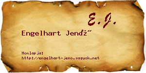 Engelhart Jenő névjegykártya